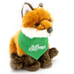 Pliušinė lapė 21 cm