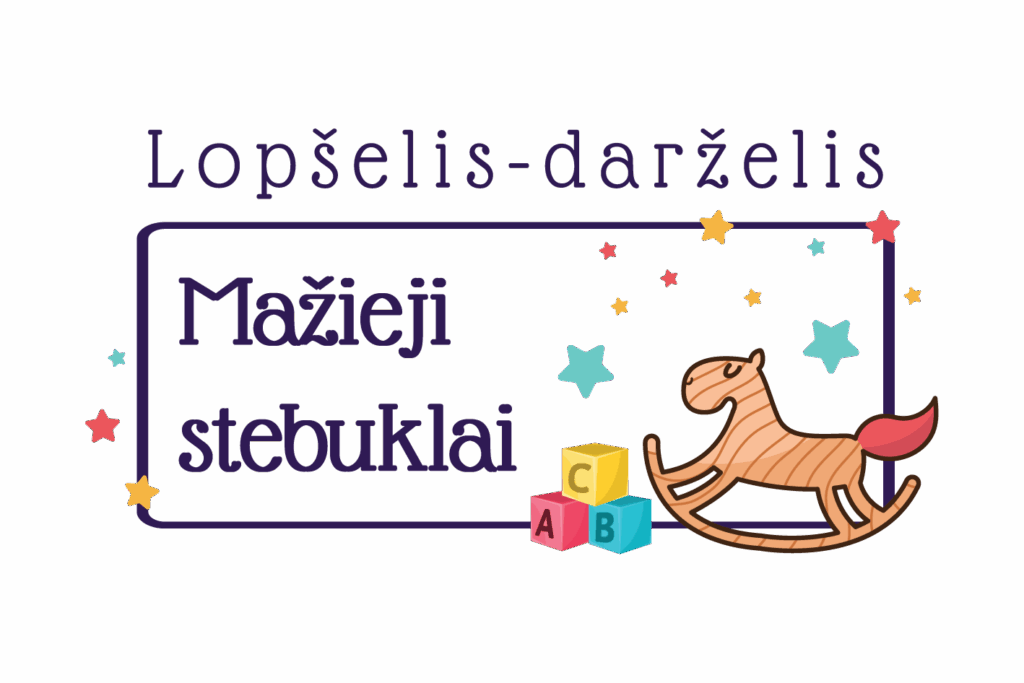 Vilnius 74 Lopselis darzelis Mazieji stebuklai logo color big182554